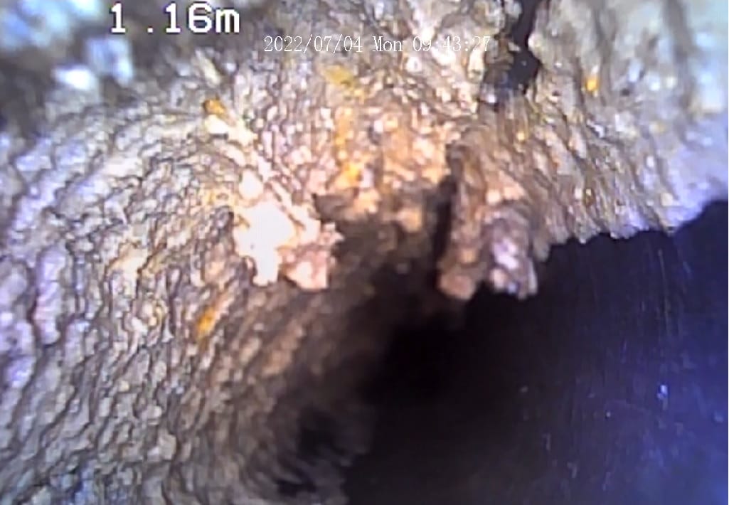 Visszatérő dugulás kamerás csatornavizsgálattal Csömörön